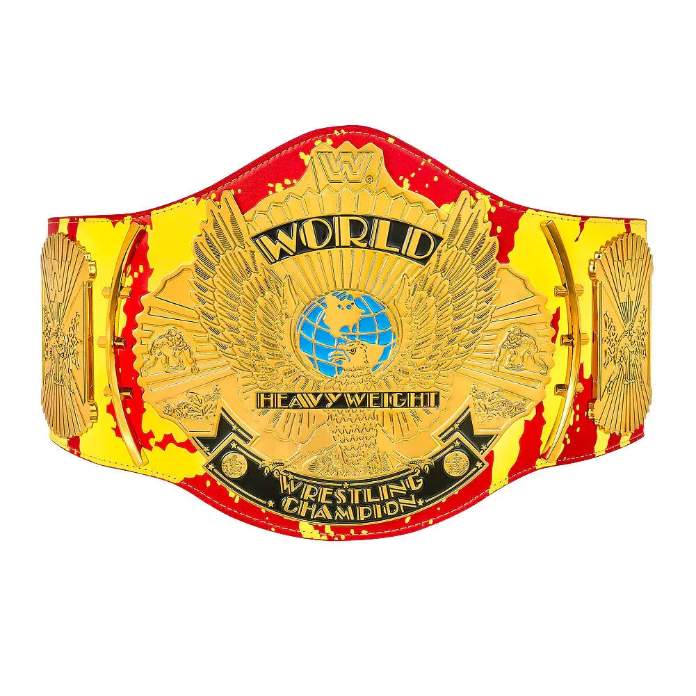 Hulk Hogan Signature Series Championship Replica Title Belt - WWE BELTS