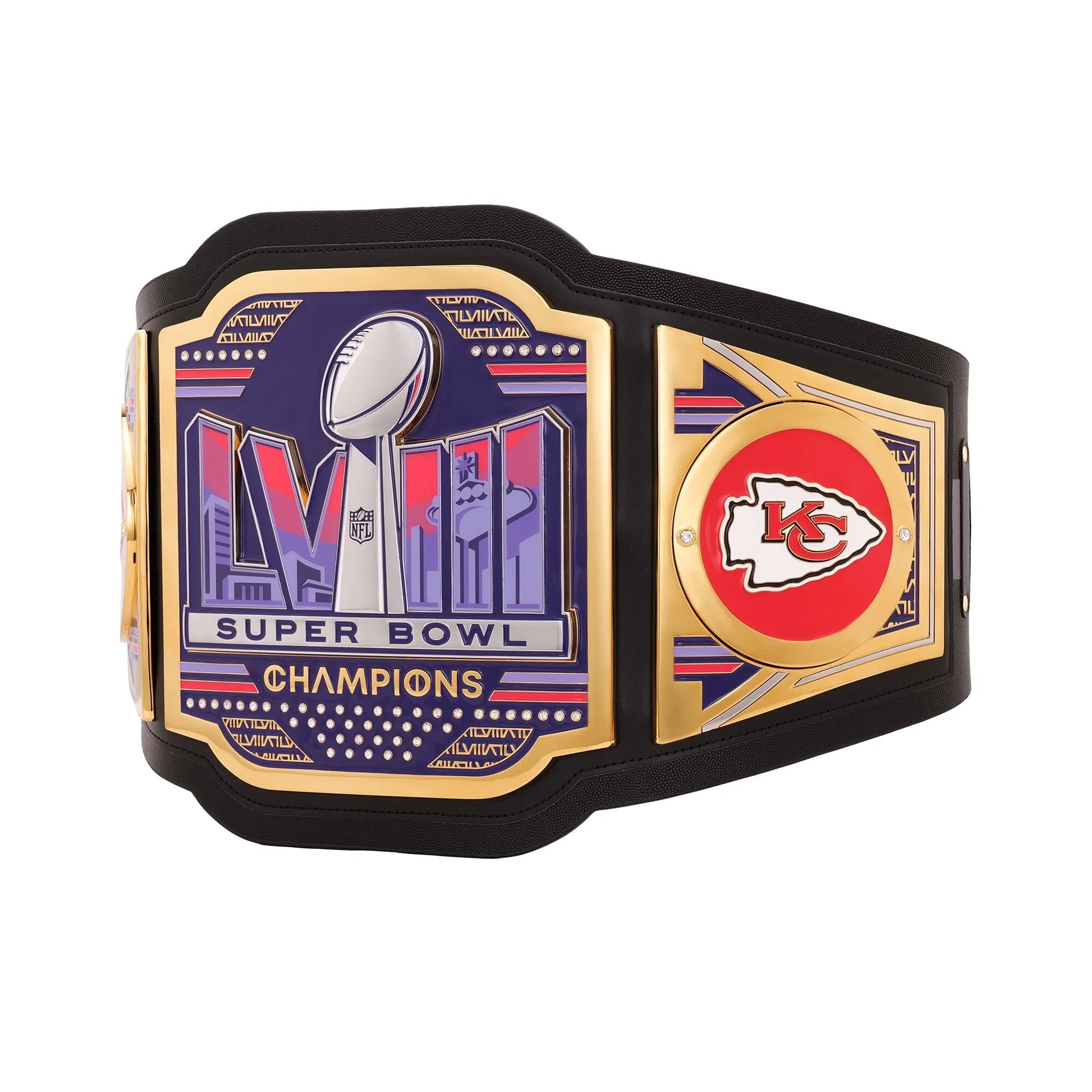 Kansas City Chiefs Super Bowl LVIII Champions WWE Legacy Title Belt - WWE BELTS