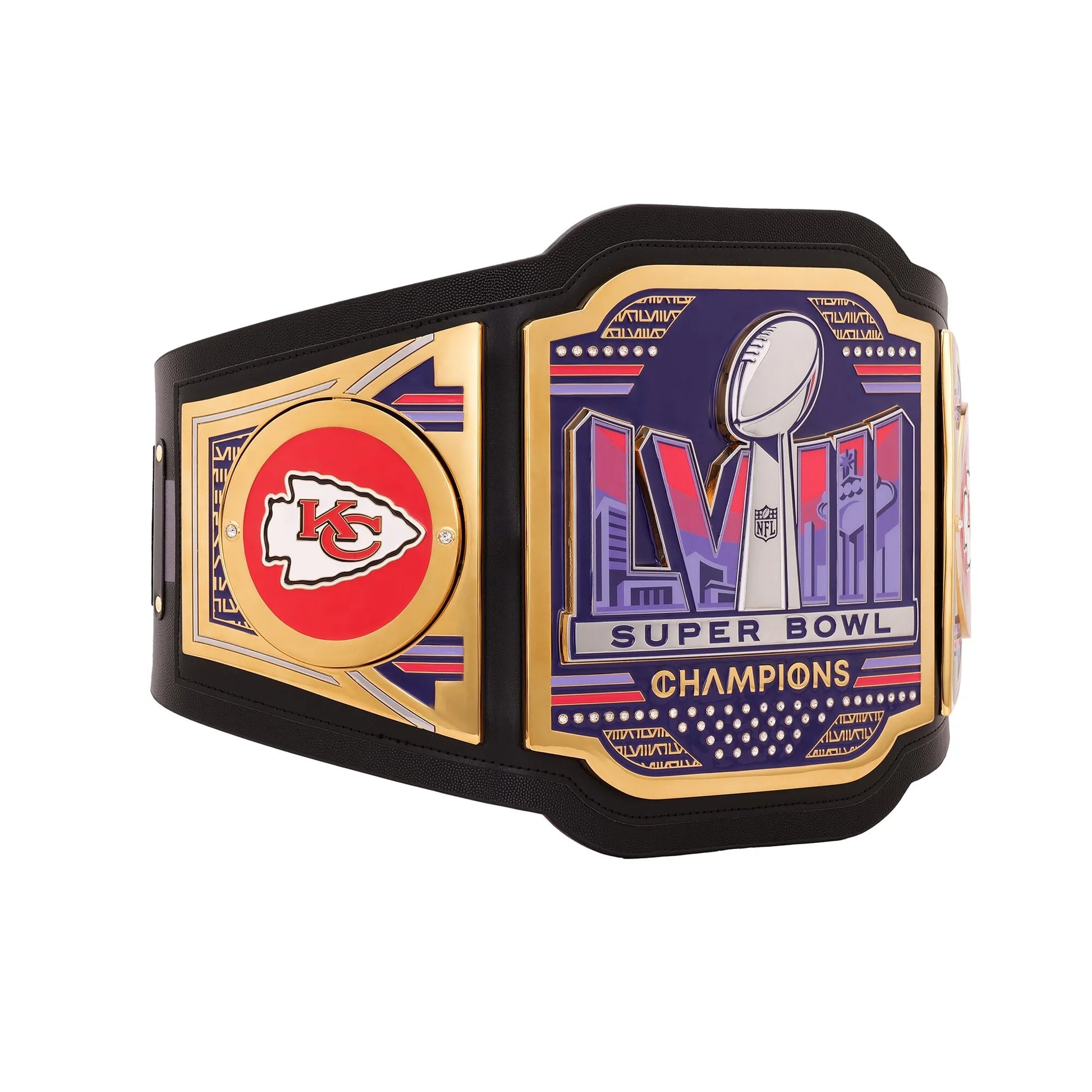 Kansas City Chiefs Super Bowl LVIII Champions WWE Legacy Title Belt - WWE BELTS