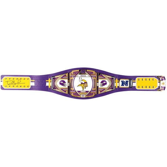 Randy Moss Minnesota Vikings Autographed WWE Legacy Title Belt - WWE BELTS