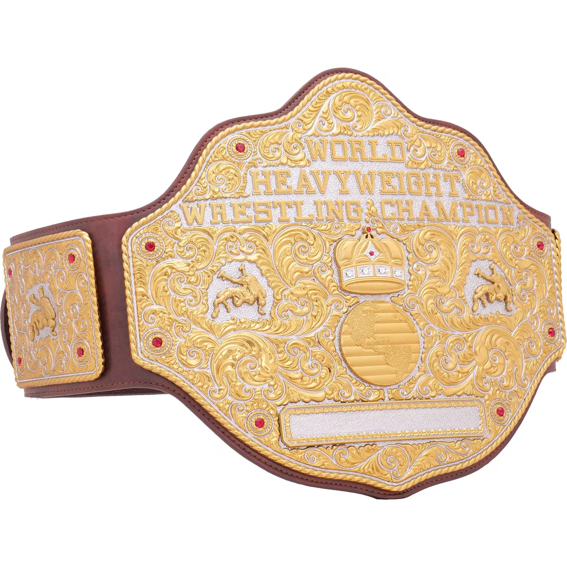 WWE Big Gold World Heavyweight Championship Replica Title Belt - WWE BELTS