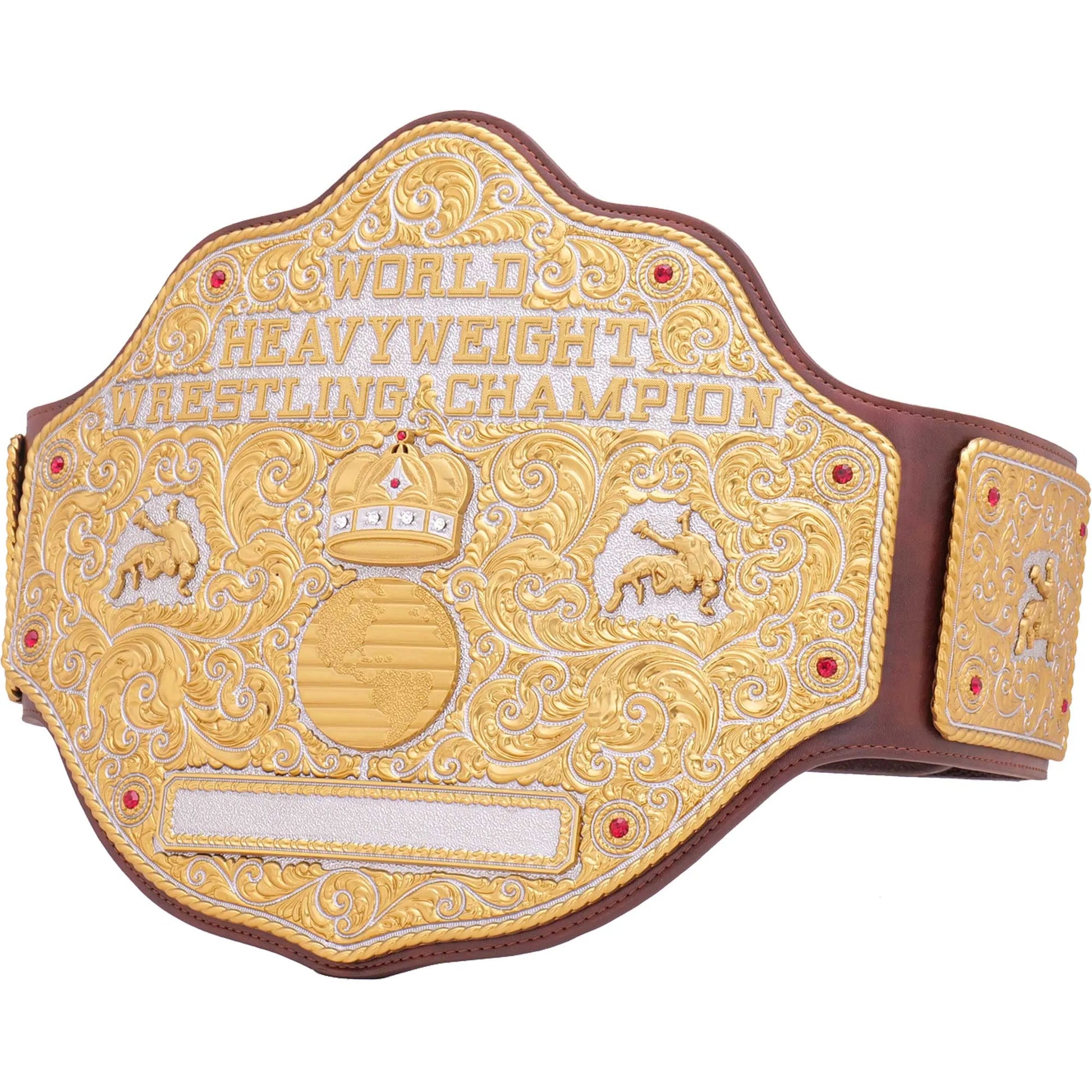 WWE Big Gold World Heavyweight Championship Replica Title Belt - WWE BELTS