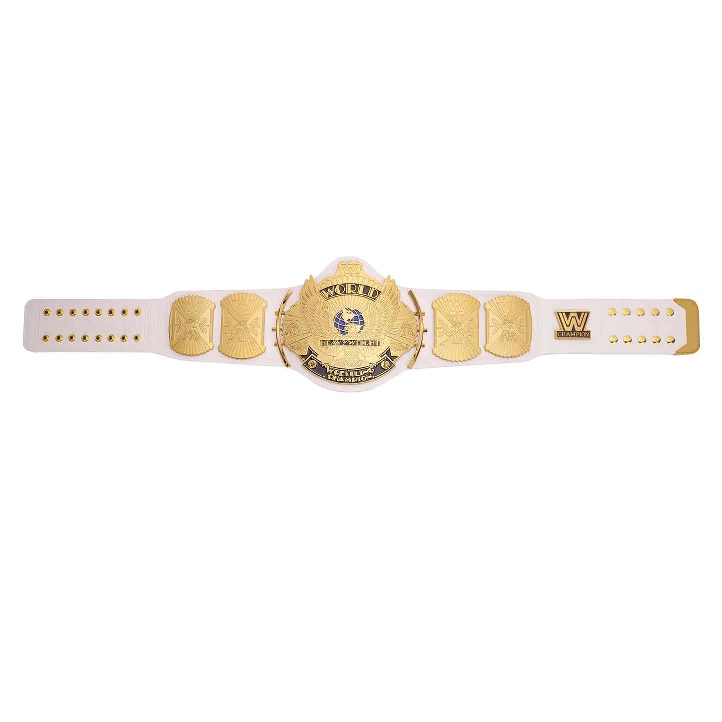 White WWE Winged Eagle Championship Replica Title Belt - WWE BELTS