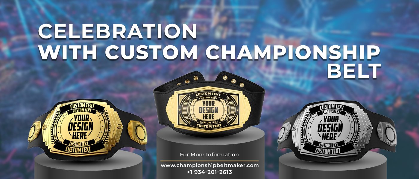Celebration with Custom Championship Belt