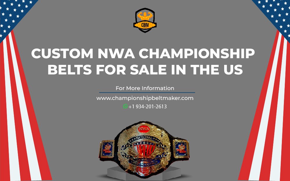 Custom NWA Championship Belts For Sale In The US